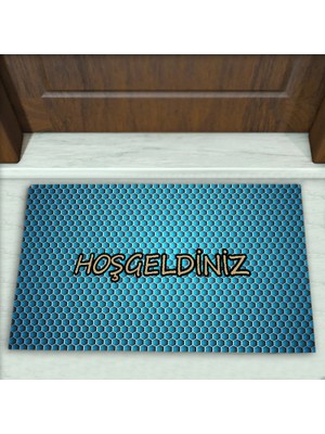 Colorix Carpet Geometrik Desenli Dekoratif Kapı Önü Paspası No: 2361