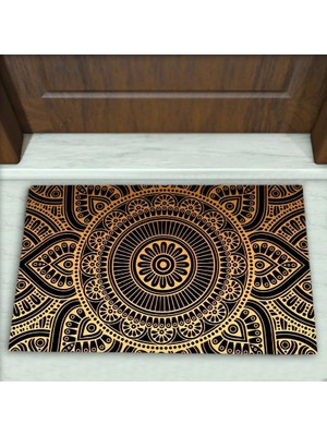 Colorix Carpet Geometrik Desenli Dekoratif Kapı Önü Paspası No: 2449