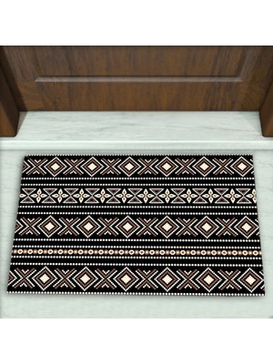 Colorix Carpet Geometrik Desenli Dekoratif Kapı Önü Paspası No: 2606