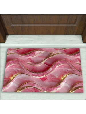 Colorix Carpet Modern Desenli Dekoratif Kapı Önü Paspası No: 2746