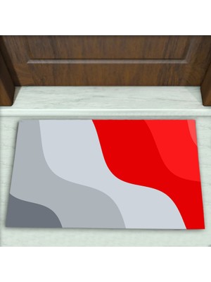 Colorix Carpet Geometrik Desenli Dekoratif Kapı Önü Paspası No: 2018