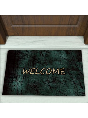 Colorix Carpet Modern Desenli Dekoratif Kapı Önü Paspası No: 2043