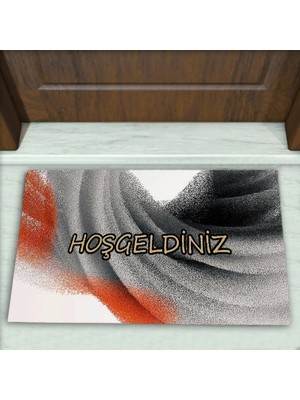 Colorix Carpet Geometrik Desenli Dekoratif Kapı Önü Paspası No: 1975