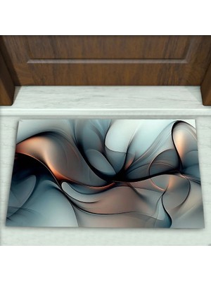 Colorix Carpet Geometrik Desenli Dekoratif Kapı Önü Paspası No: 2285