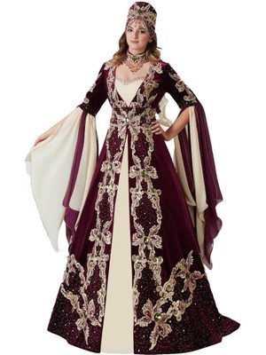 Ceyyiz 5li Bindallı Kına Elbisesi Kelebek