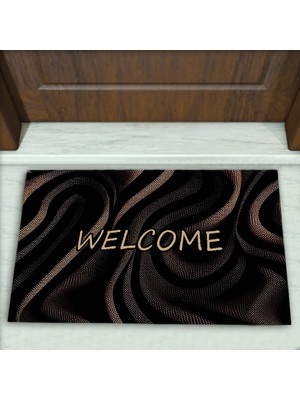 Colorix Carpet Geometrik Desenli Dekoratif Kapı Önü Paspası No: 2815