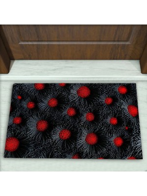 Colorix Carpet Geometrik Desenli Dekoratif Kapı Önü Paspası No: 2435