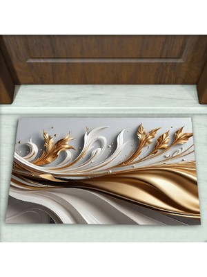 Colorix Carpet Modern Desenli Dekoratif Kapı Önü Paspası No: 1956