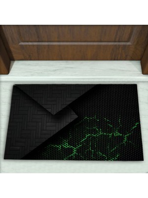 Colorix Carpet Geometrik Desenli Dekoratif Kapı Önü Paspası No: 2099