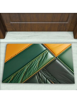 Colorix Carpet Geometrik Desenli Dekoratif Kapı Önü Paspası No: 2310