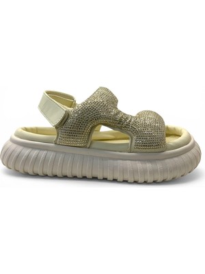 Marco Kids 846 Anatomik Kız Çocuk Taşlı Sandalet