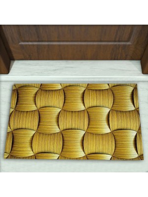 Colorix Carpet Geometrik Desenli Dekoratif Kapı Önü Paspası No: 2161