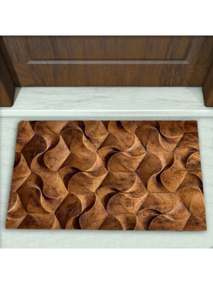 Colorix Carpet Geometrik Desenli Dekoratif Kapı Önü Paspası No: 2550