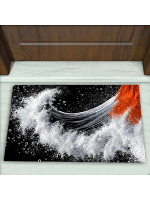 Colorix Carpet Modern Desenli Dekoratif Kapı Önü Paspası No: 2563