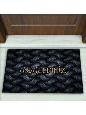 Colorix Carpet Geometrik Desenli Dekoratif Kapı Önü Paspası No: 1927