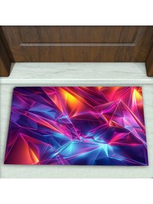 Colorix Carpet Modern Desenli Dekoratif Kapı Önü Paspası No: 1976