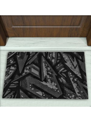 Colorix Carpet Geometrik Desenli Dekoratif Kapı Önü Paspası No: 2648