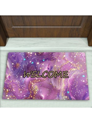 Colorix Carpet Modern Desenli Dekoratif Kapı Önü Paspası No: 2252