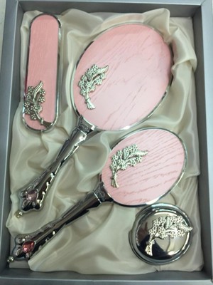 Ceyyiz Camomile Yaprak 4lü Ayna Fırça Seti CM301