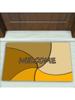 Colorix Carpet Geometrik Desenli Dekoratif Kapı Önü Paspası No: 2514