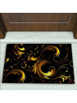 Colorix Carpet Geometrik Desenli Dekoratif Kapı Önü Paspası No: 2566