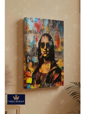 Tablo Royale Mona Lisa’nın Gizemi Dekor Kanvas Tablo - Salon Tablo - Ofis Tablo
