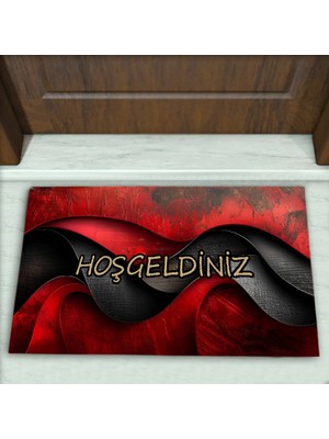 Colorix Carpet Geometrik Desenli Dekoratif Kapı Önü Paspası No: 2790