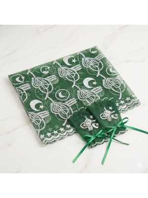 Ceyyiz Damat Kınası Asker Uğurlama Organze Tül Duvak ve Eldiven