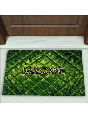 Colorix Carpet Geometrik Desenli Dekoratif Kapı Önü Paspası No: 2626