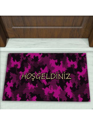 Colorix Carpet Geometrik Desenli Dekoratif Kapı Önü Paspası No: 1996