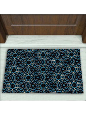 Colorix Carpet Geometrik Desenli Dekoratif Kapı Önü Paspası No: 2399