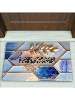 Colorix Carpet Geometrik Desenli Dekoratif Kapı Önü Paspası No: 2549