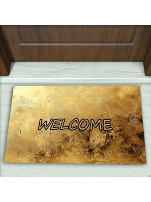 Colorix Carpet Modern Desenli Dekoratif Kapı Önü Paspası No: 2276