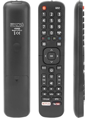 Weko Hisense Netflix-Youtube Tuşlu LCD LED Tv Kumandası