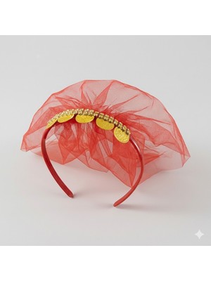 Ceyyiz Altın Pullu Kına Gecesi Duvak Nedime Tacı 10 Adet