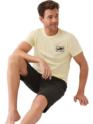 Beruflic Erkek Pijama Şortlu Takım AR3672