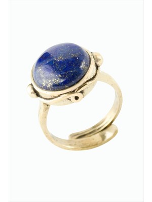 Esranın Dünyası Yuvarlak Doğaltaşlı Otantik Yüzük RSBİJ34-ESRDNS