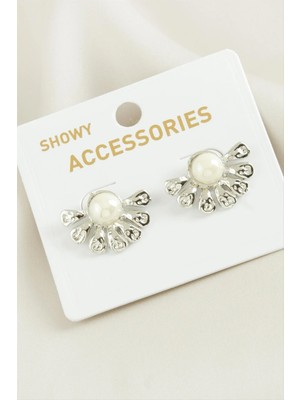 Esranın Dünyası Çiçek Trend Inci Küpe RSBİJ34-ESRDNS