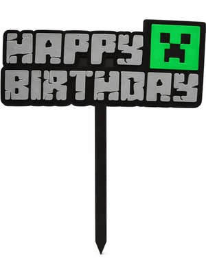 Liya3D “happy Birthday” Pasta Süsü – Doğum Günü Dekoru