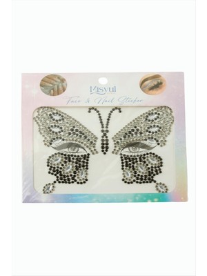 Esranın Dünyası Kelebek Tırnak ve Yüz Süsleme Taşı RSBİJ34-ESRDNS