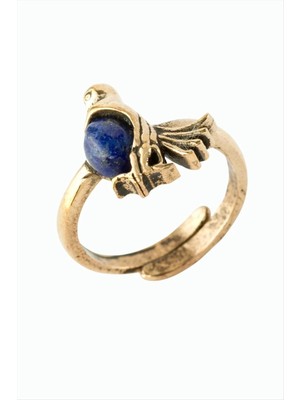 Esranın Dünyası Kuş Doğaltaşlı Otantik Yüzük RSBİJ34-ESRDNS