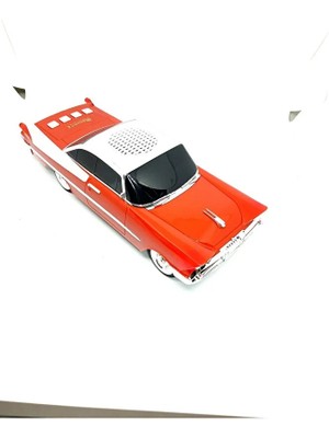 Mustran Goldkama 1950S Amerikan Nostaljik Araba Bluetoothlu Aux Radyo Hoparlör -Dekoratif Vintage Hediyelik