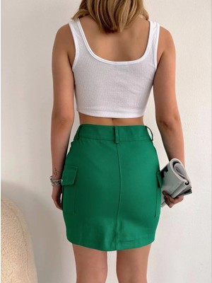 Colezium Körüklü Cep Etek Yeşil S24904