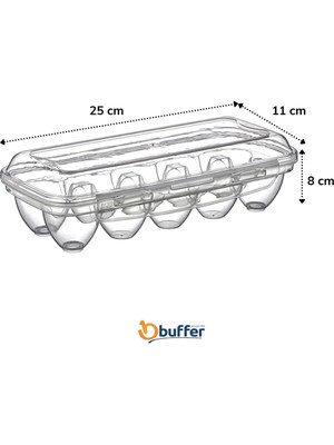 Esranın Dünyası Mey Ithalat®  10 Bölmeli Kilitli Kapaklı Yumurtalık Saklama Kutusu YU110