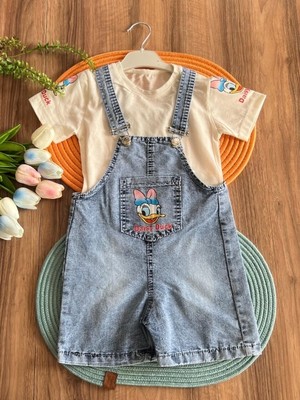 Saye Kids Kız Çocuk Salopet Takıım