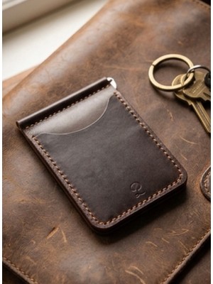 Parla Leather Cavana El Yapımı Hakiki Gerçek Deri Erkek Taba Cüzdan