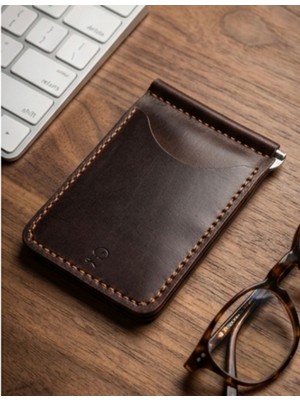 Parla Leather Cavana El Yapımı Hakiki Gerçek Deri Erkek Taba Cüzdan
