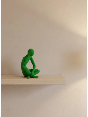 Esranın Dünyası Mey Ithalat® Dekoratif Insan Figürü Yeşil