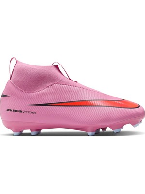 Nike Jr Mercurial Zoom Superfly 10 Academy Fg/mg Çocuk Pembe Futbol Krampon