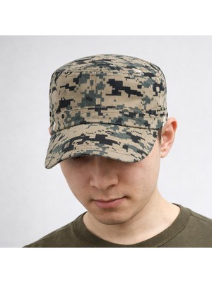 Valkyrie Dijital Kamuflaj Şapka Ayarlanabilir Unisex Askeri Kep Outdoor Kamp Balıkçı Şapkası A